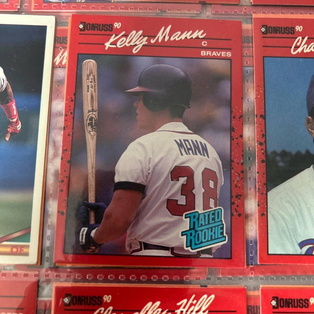 Donruss 90 Kelly Mann Baseball Card
